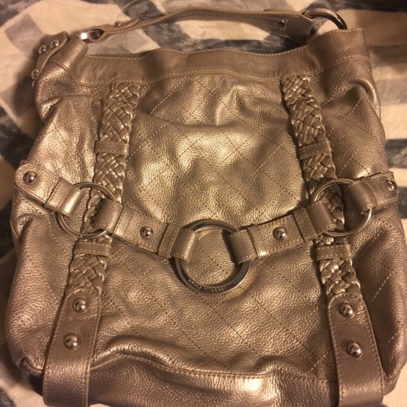 Isabella Fiore Quilted Carina XLarge Gold Metallic - Picture 1 of 8
